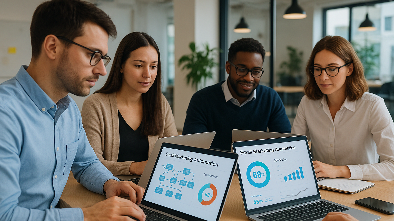 services for digital marketing email automation dashboard