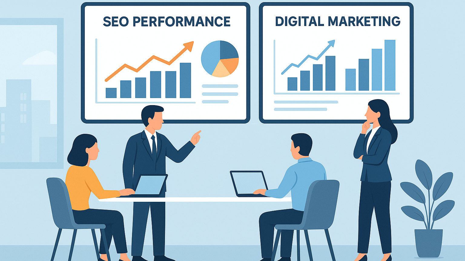 SEO performance analysis by a digital marketing company in Delhi